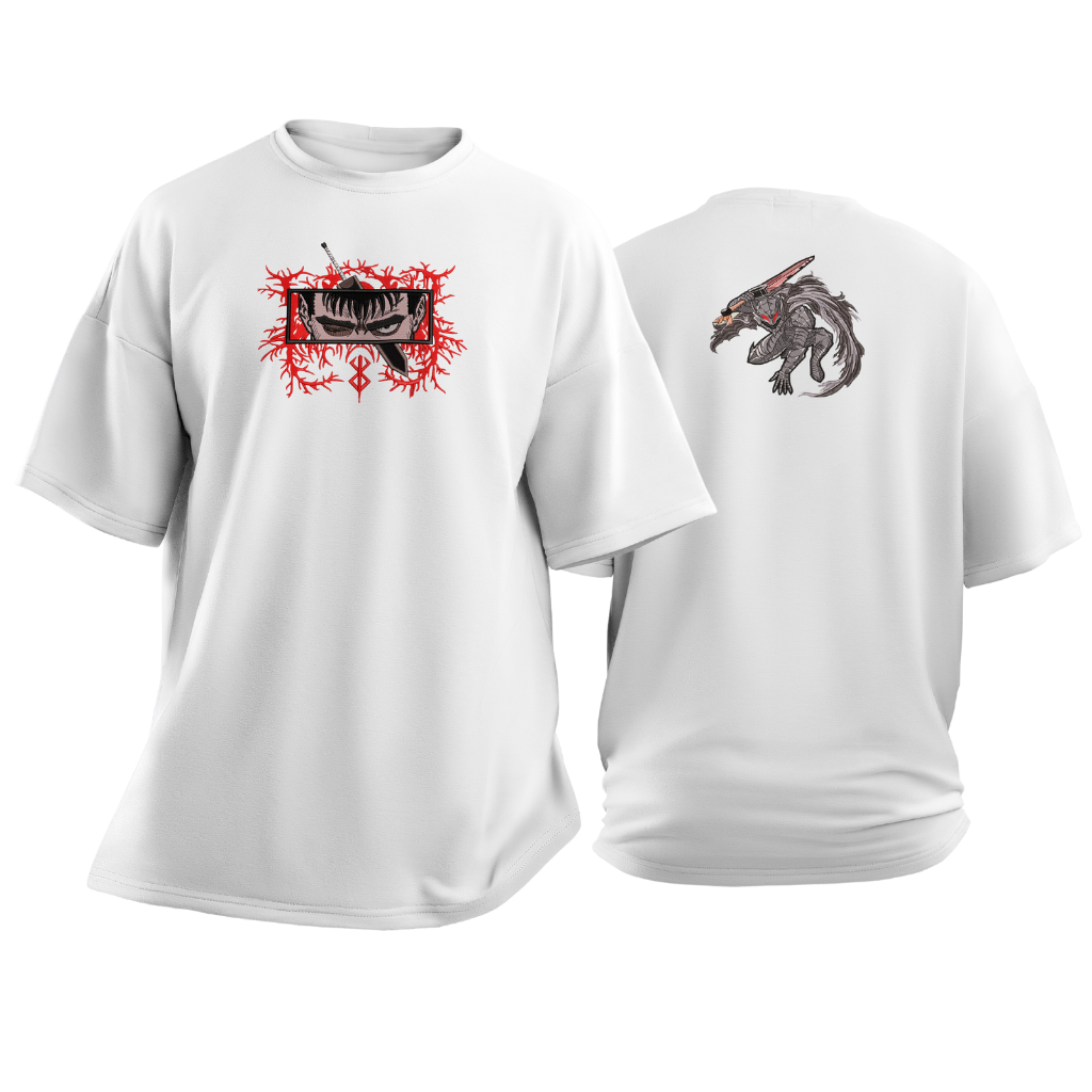 OVERSIZE BORDADA PECHO Y ESPALDA