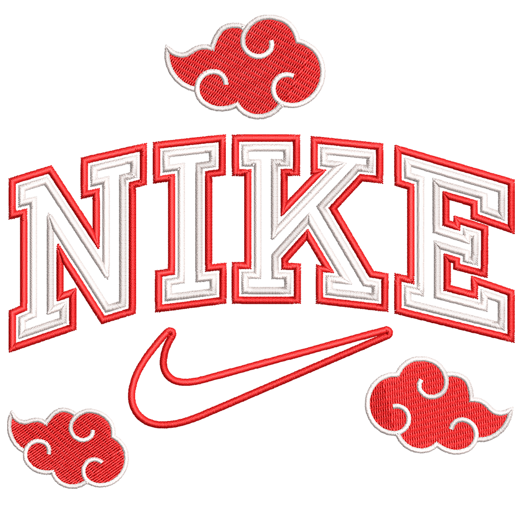 DISEÑO BORDADO AKATSUKI LOGO