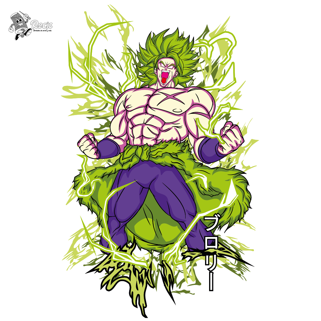 Prenda con Impresion Broly