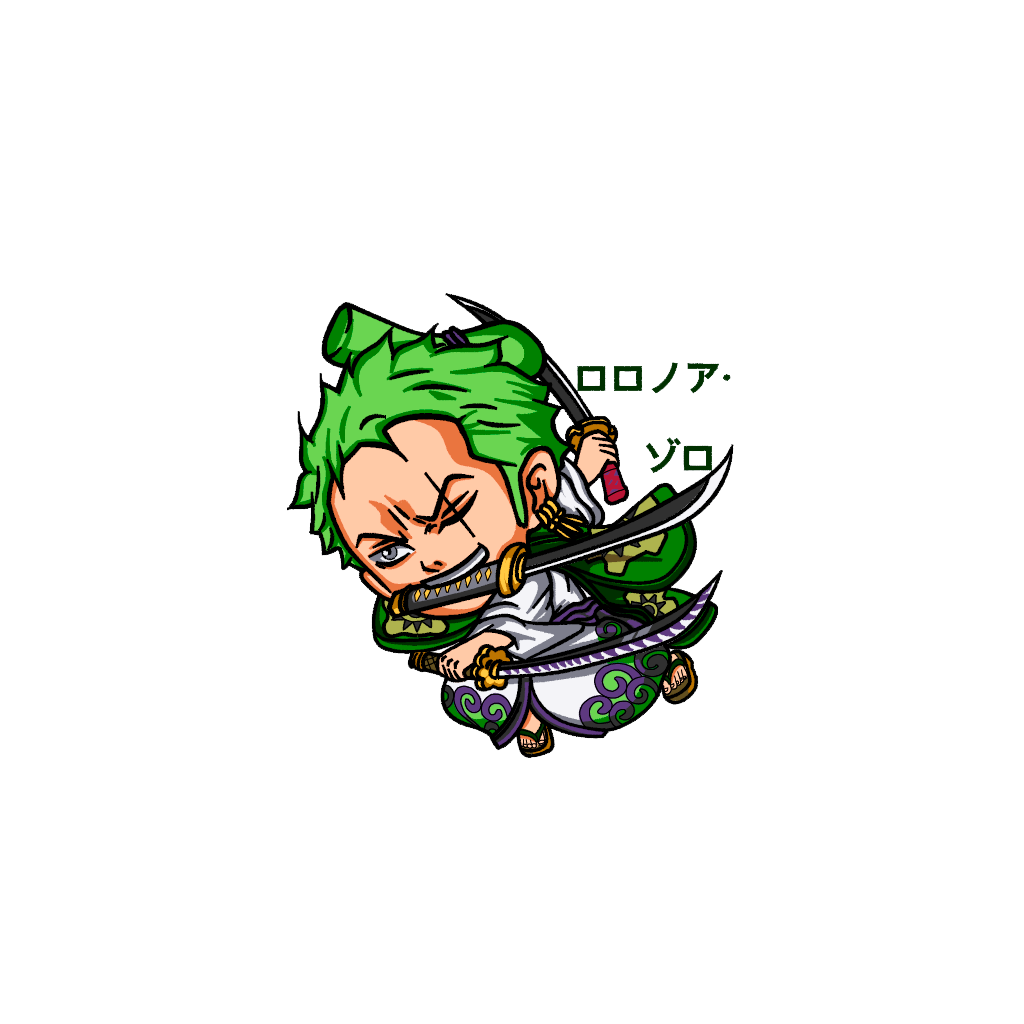 One Piece Zoro Shibby