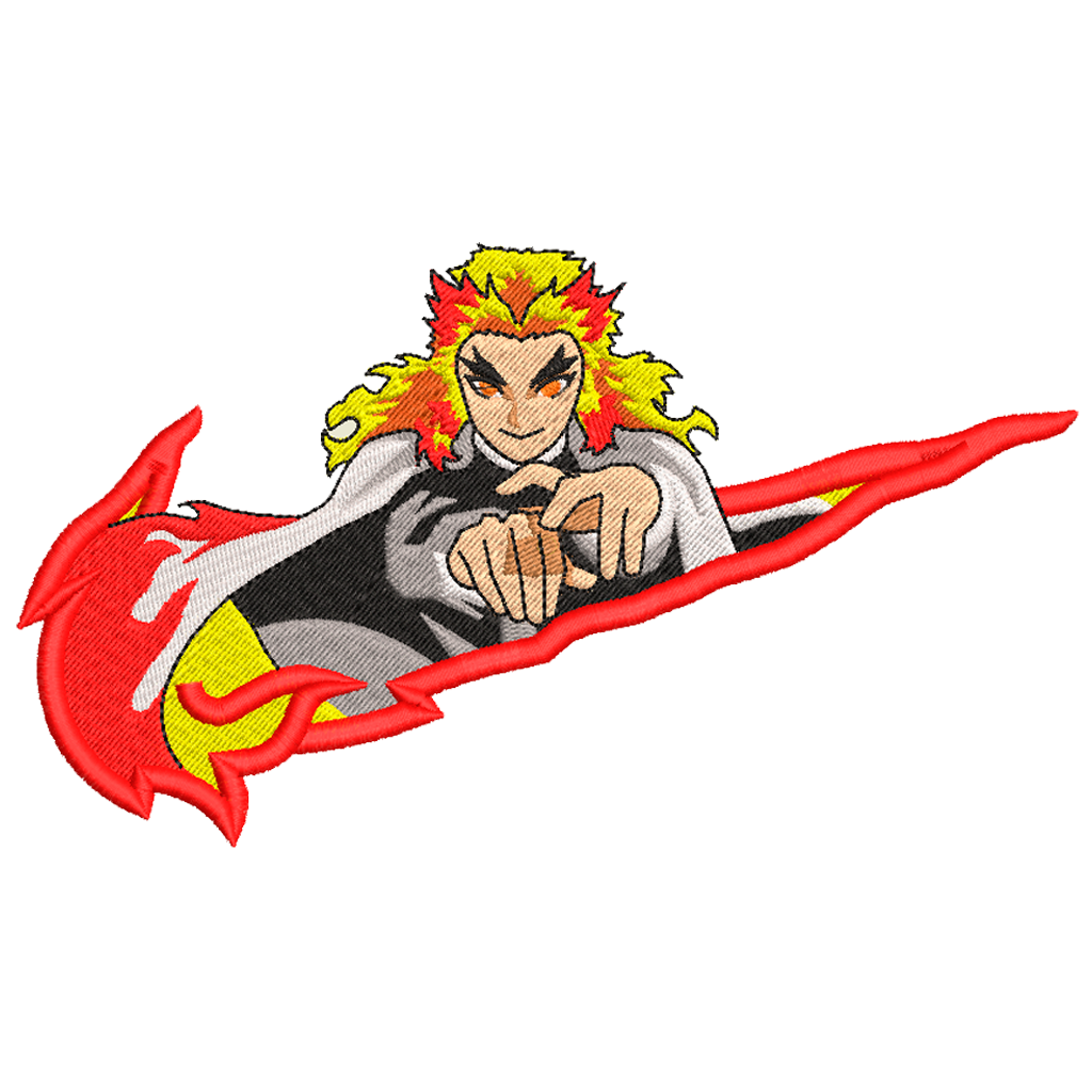DISEÑO BORDADO RENGOKU SWOOSH