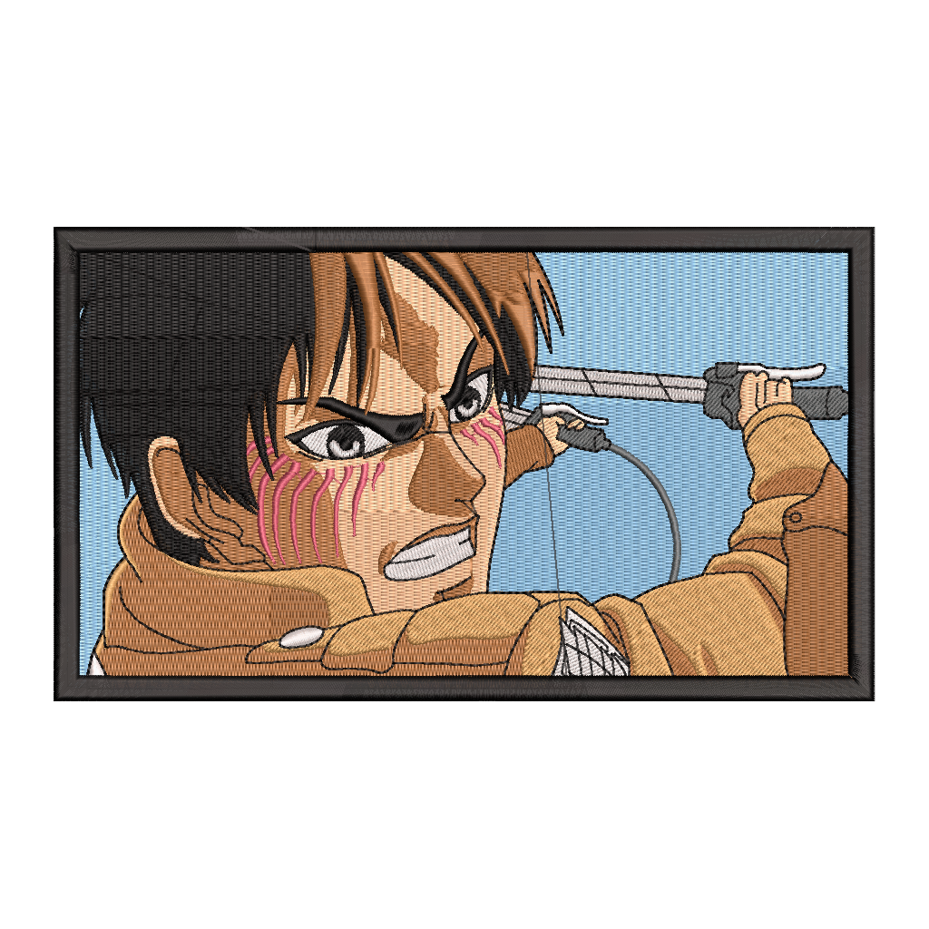 DISEÑO BORDADO MAD EREN RECTANGLE
