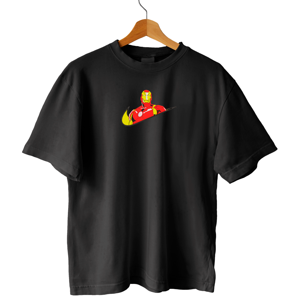 DISEÑO BORDADO IRON MAN SWOOSH