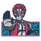 Demon Slayer Akaza Rectangle
