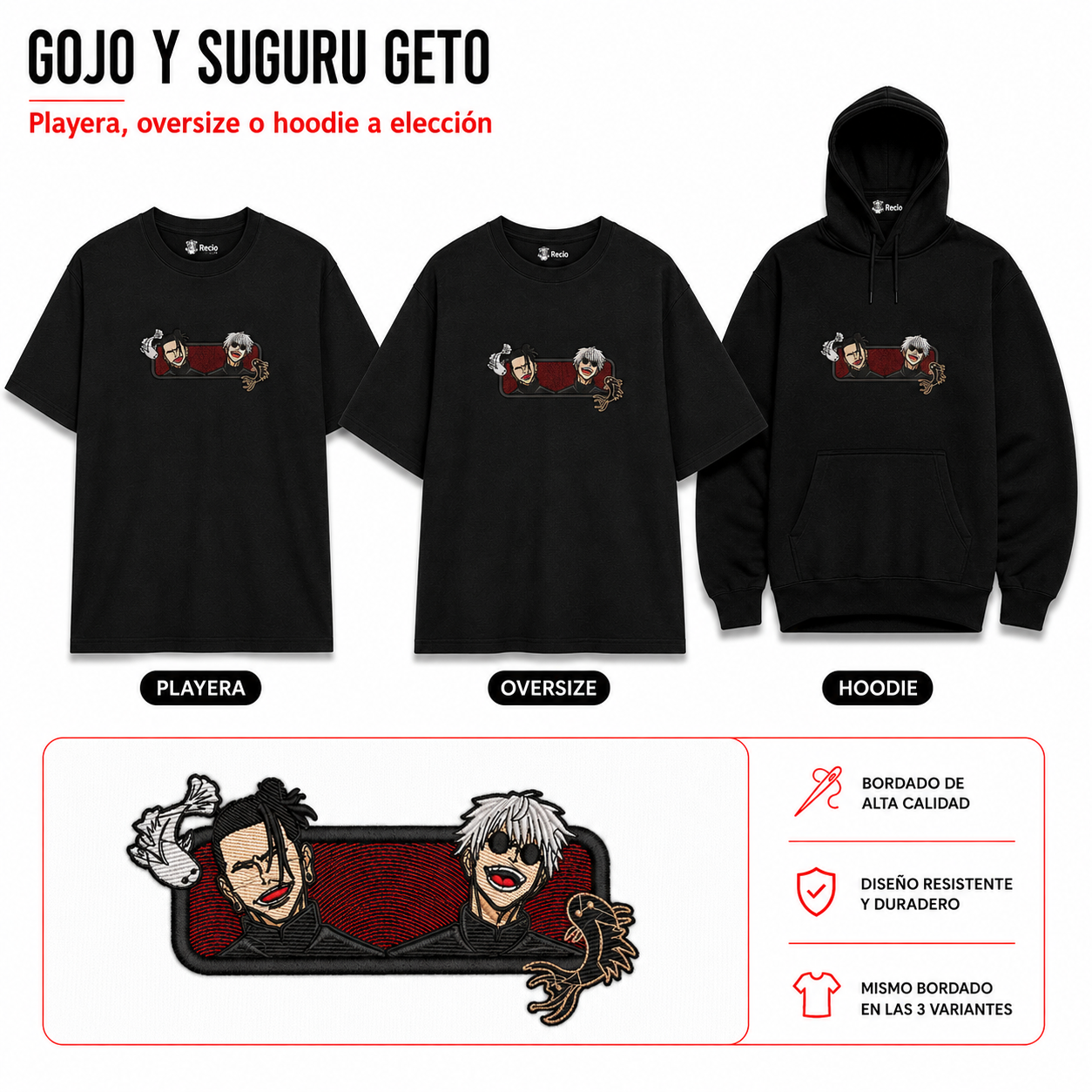 JUJUTSU KAISEN GOJO Y SUGURU GETO