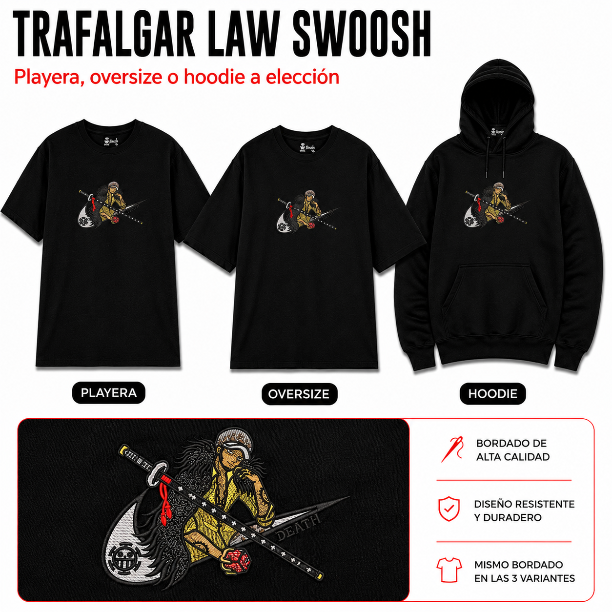 One Piece Trafalgar Law Swoosh