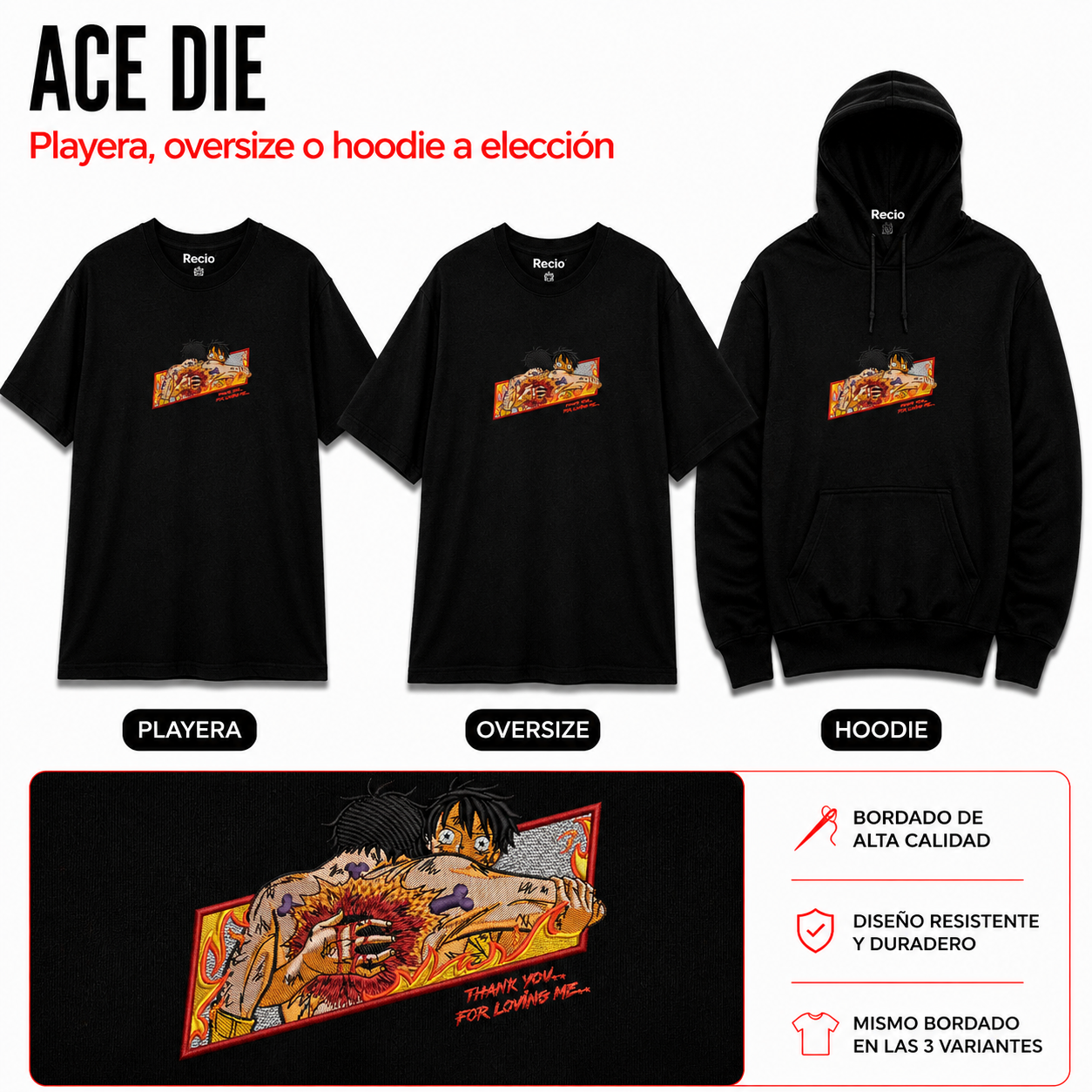 One Piece Ace Die