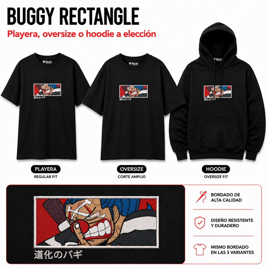 One Piece Buggy Rectangle