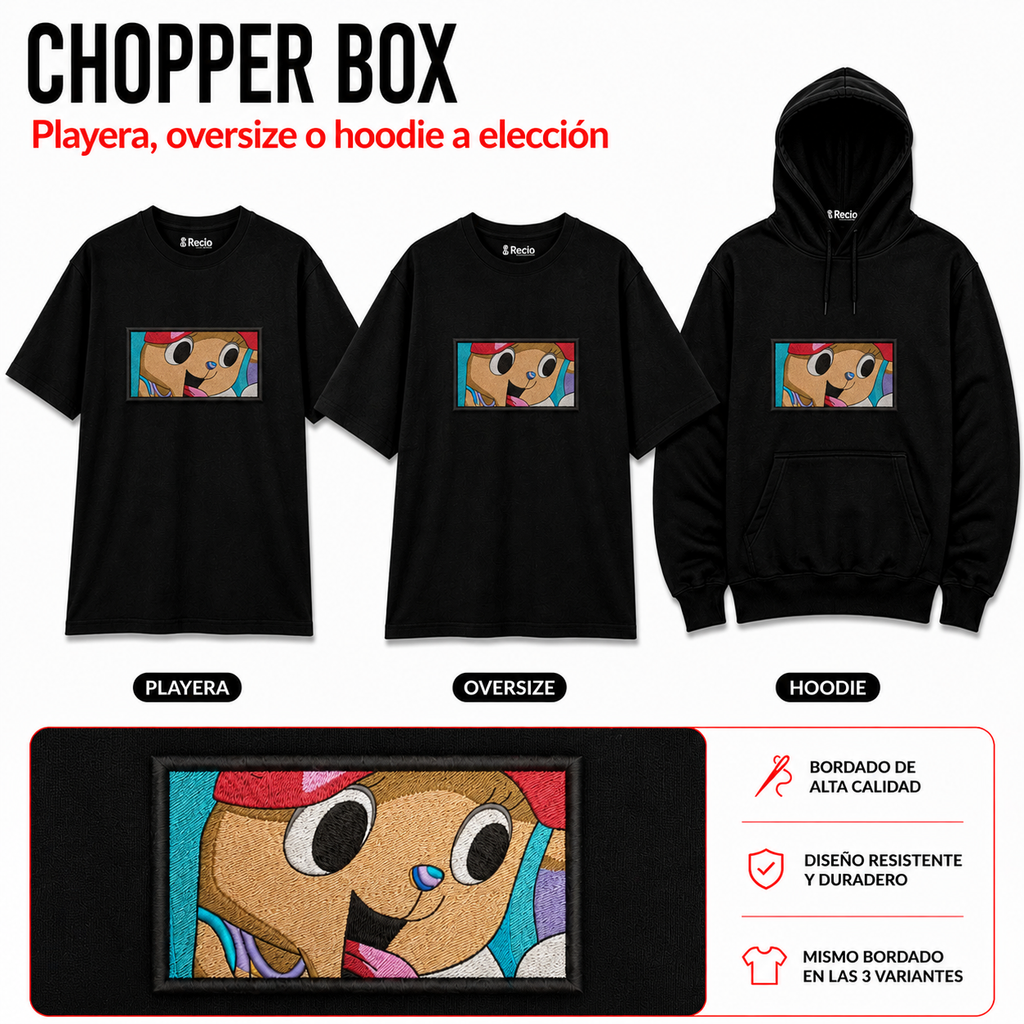 ONE PIECE CHOPPER BOX