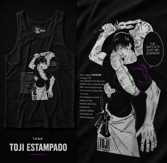 Playera Tank JJK Toji