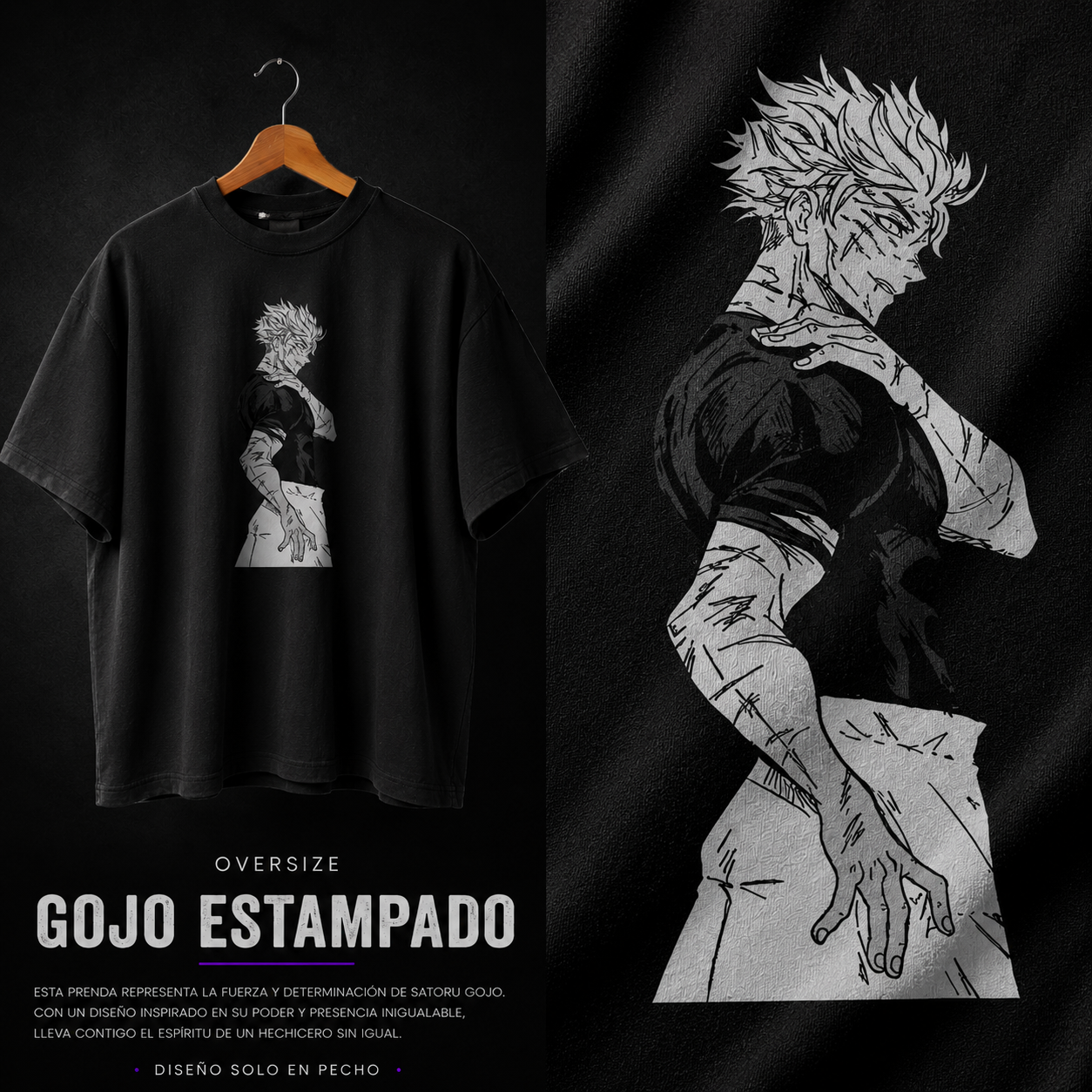 Oversize Gojo Estampado