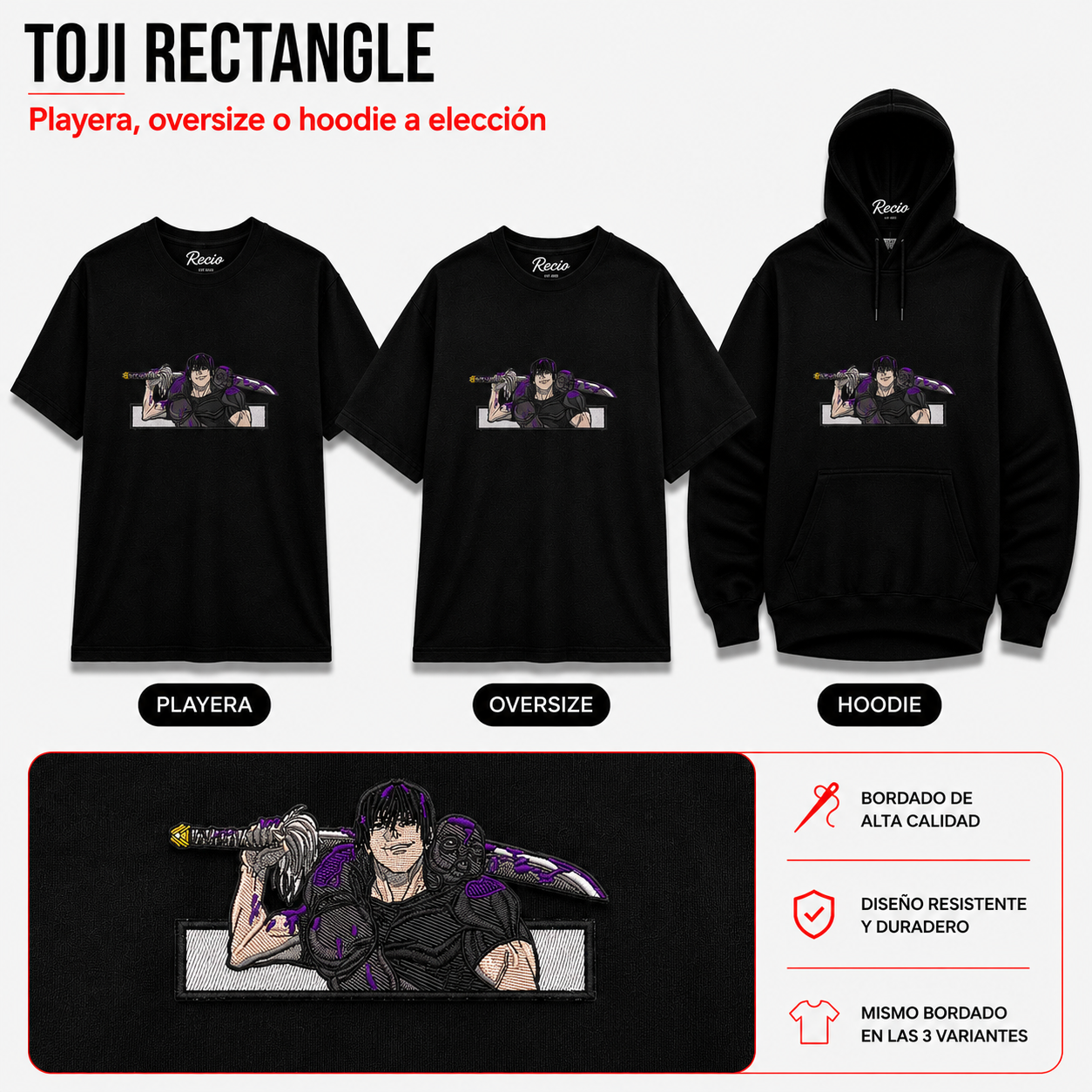 JUJUTSU KAISEN TOJI RECTANGLE