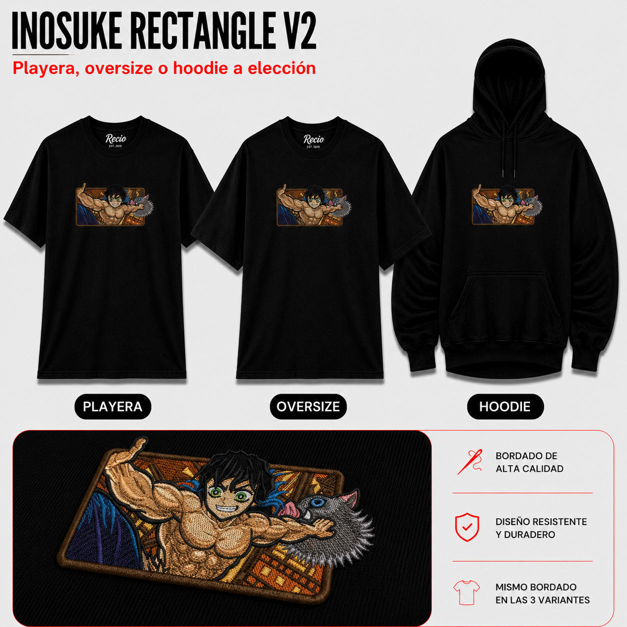 DEMON SLAYER INOSUKE RECTANGLE V2
