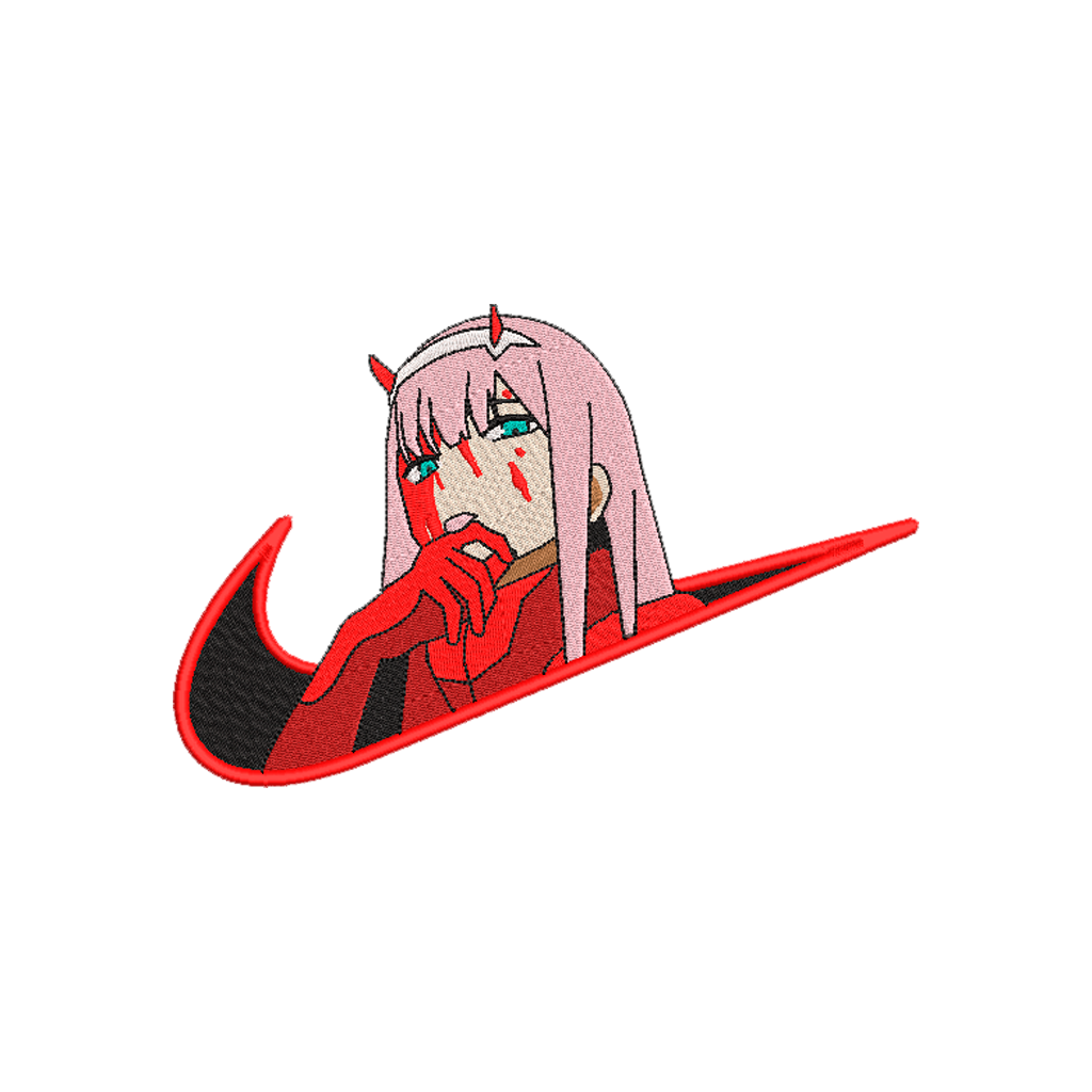 DISEÑO BORDADO ZERO TWO SWOOSH