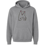 DISEÑO BORDADO GATO SACANDO DEDO