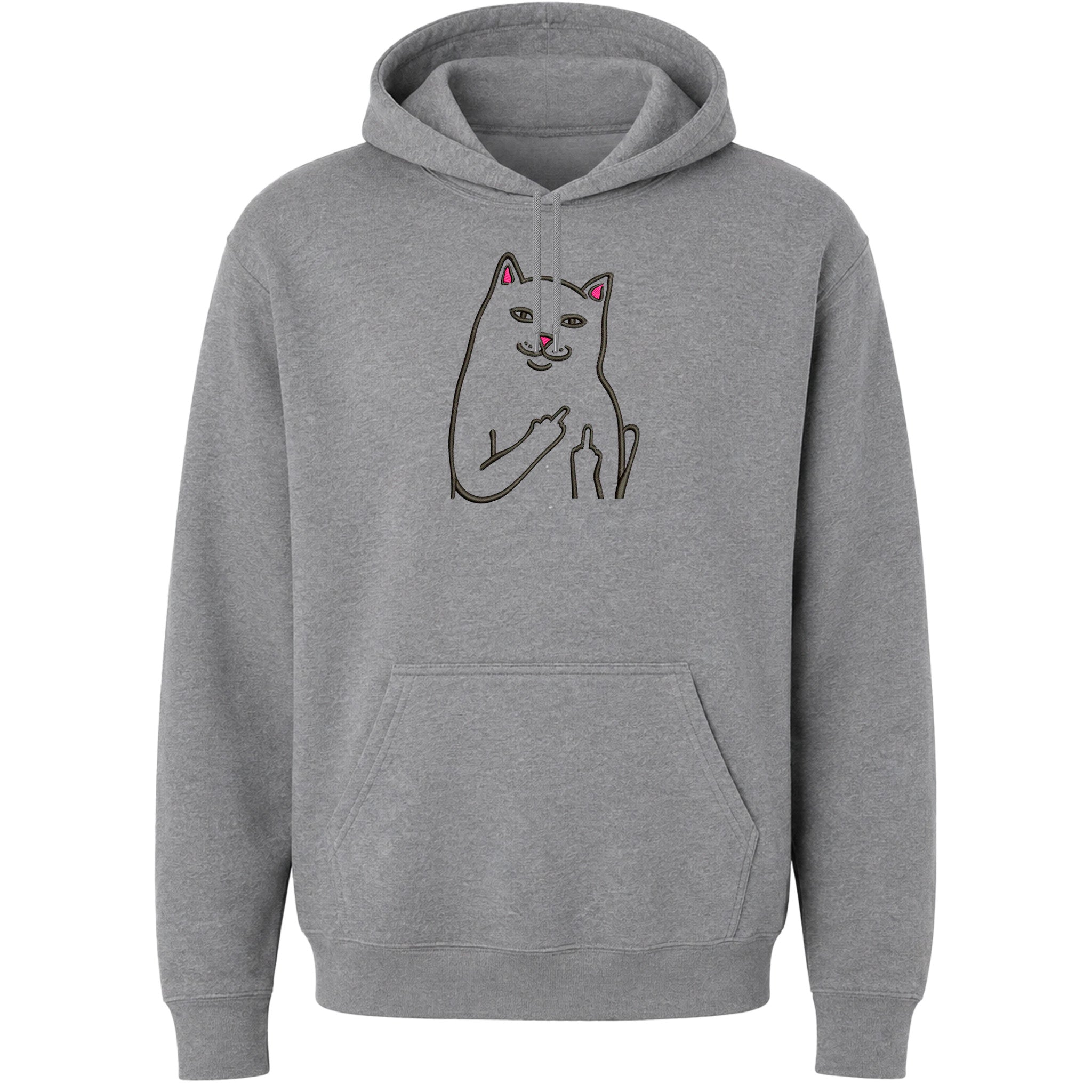 DISEÑO BORDADO GATO SACANDO DEDO