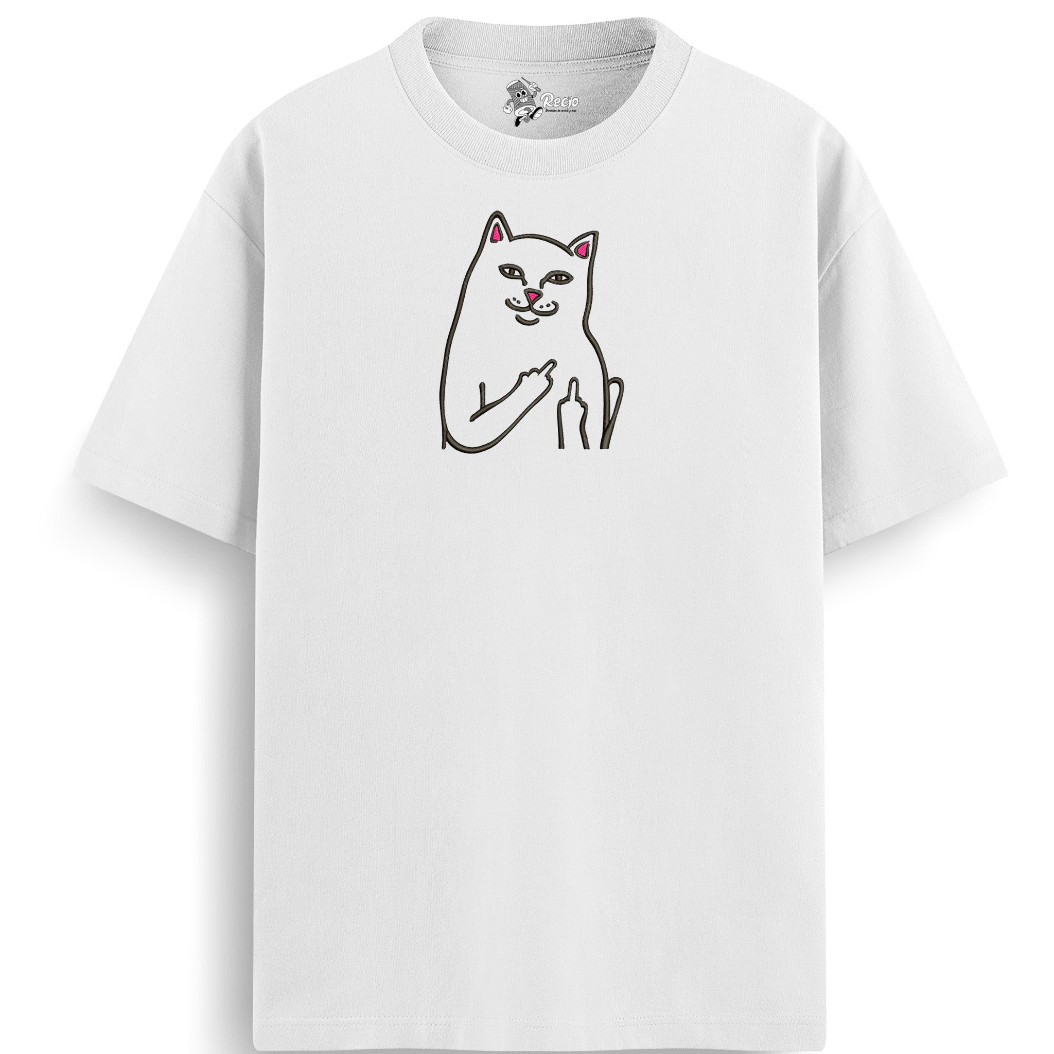 DISEÑO BORDADO GATO SACANDO DEDO