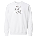 DISEÑO BORDADO GATO SACANDO DEDO