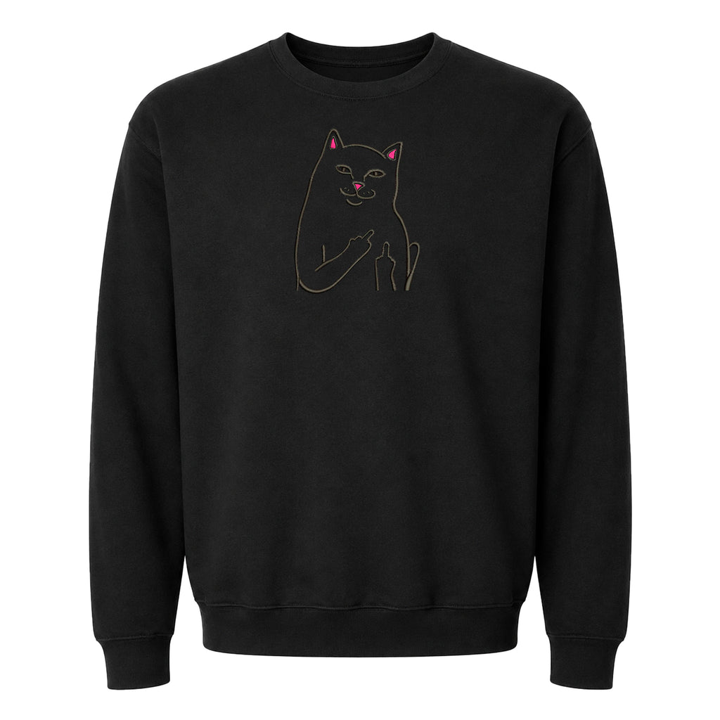 DISEÑO BORDADO GATO SACANDO DEDO
