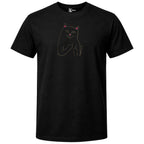 DISEÑO BORDADO GATO SACANDO DEDO