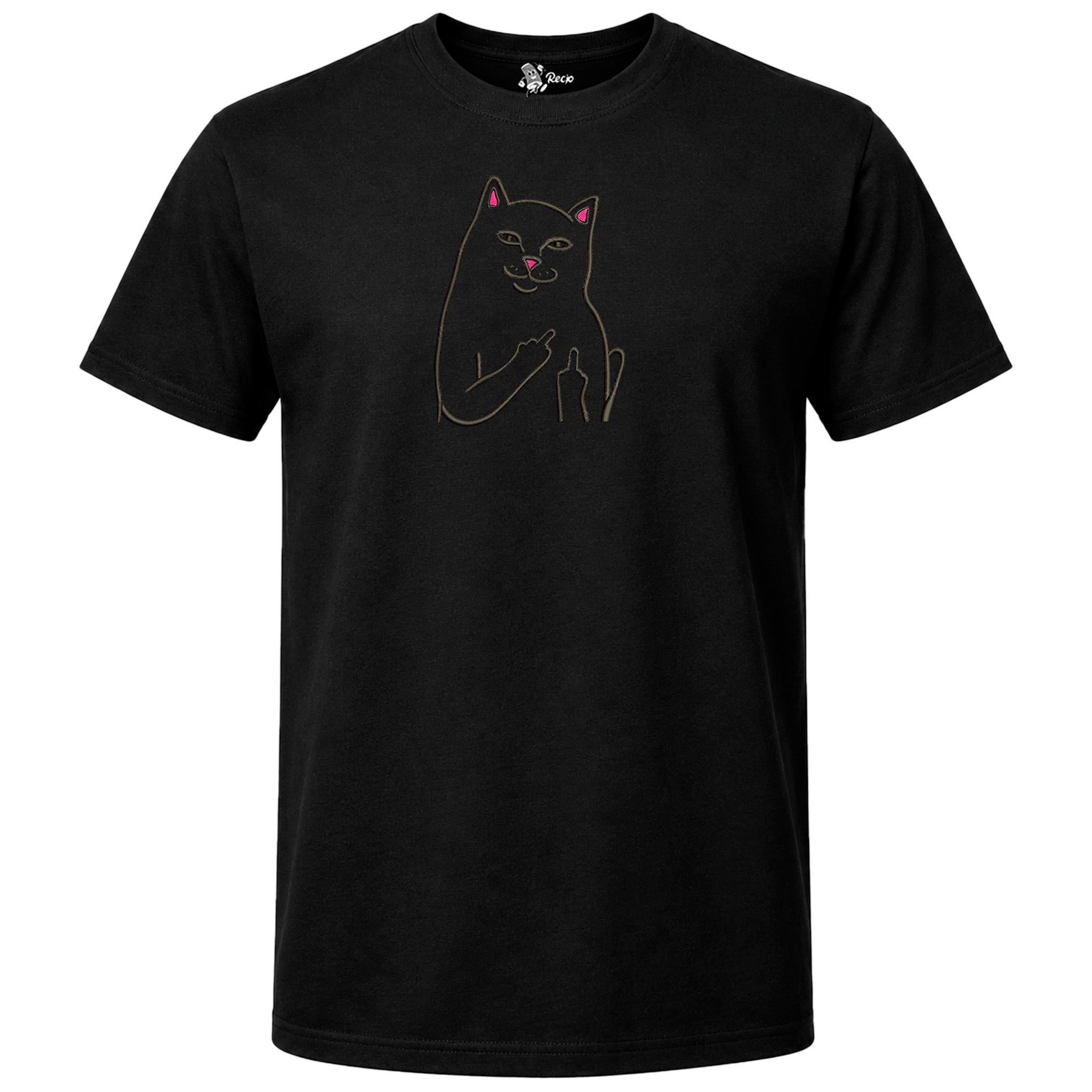 DISEÑO BORDADO GATO SACANDO DEDO