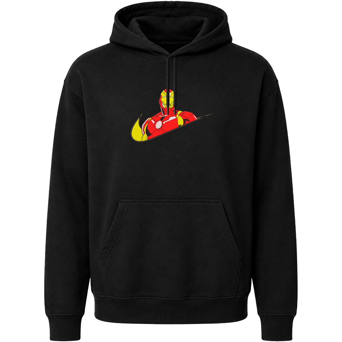 DISEÑO BORDADO IRON MAN SWOOSH