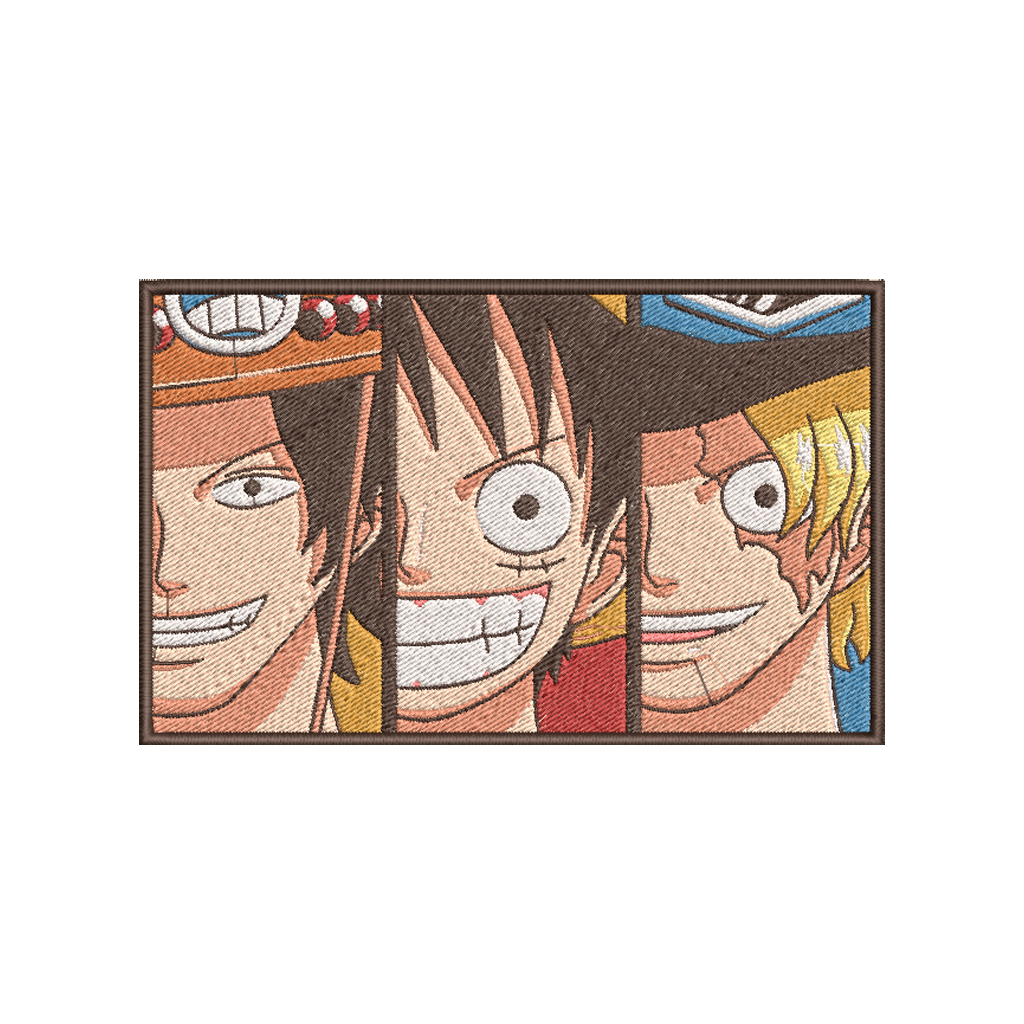 One Piece Luffy-Ace-Sabo Rectangle