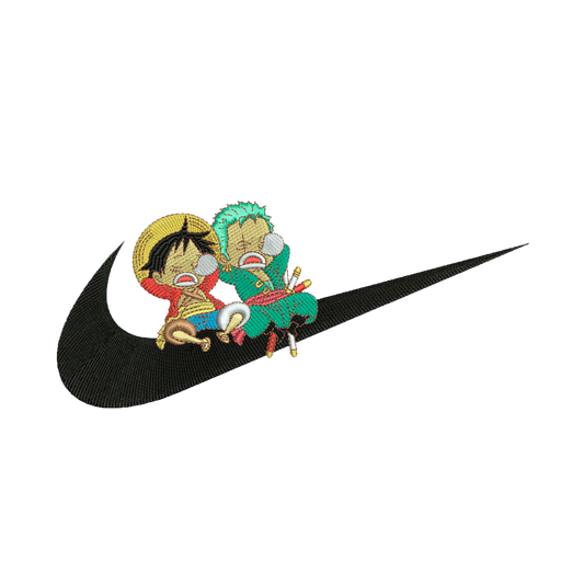 One Piece Luffy y Zoro Chiby Swoosh