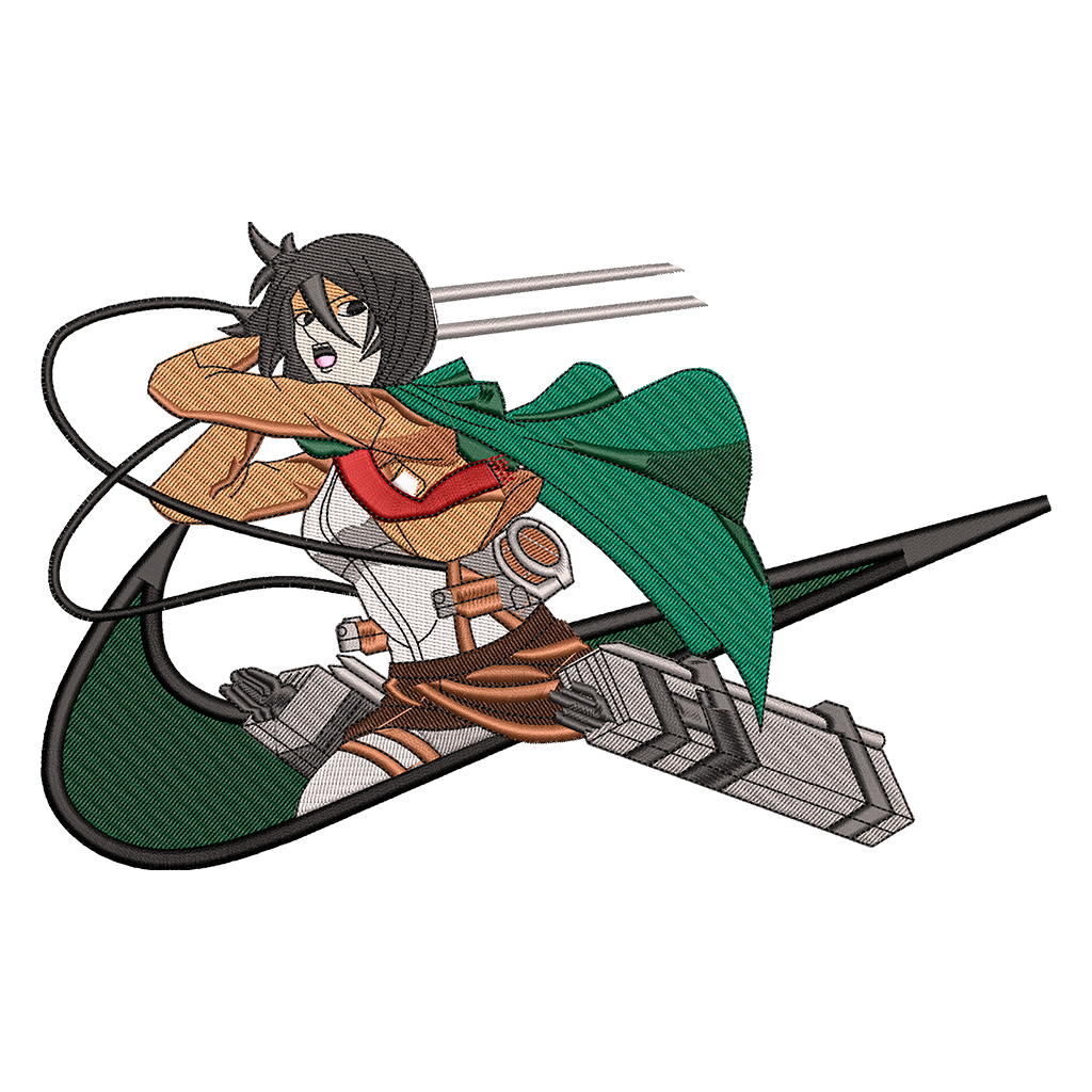 ATTACK ON TITAN MIKASA SWOOSH