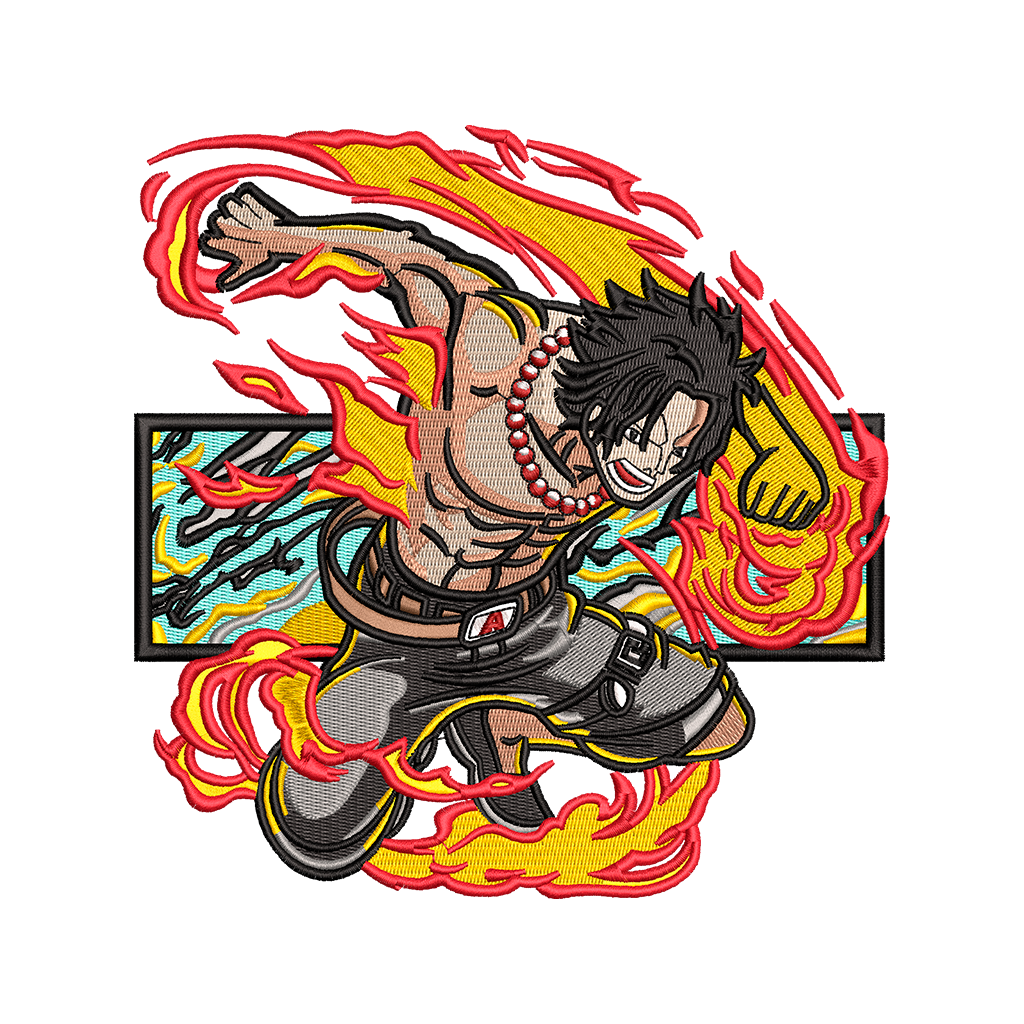 One Piece Ace Rectangle V2