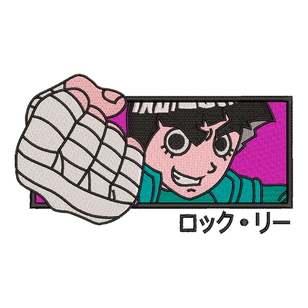 Naruto Pain Rock Lee Rectangle