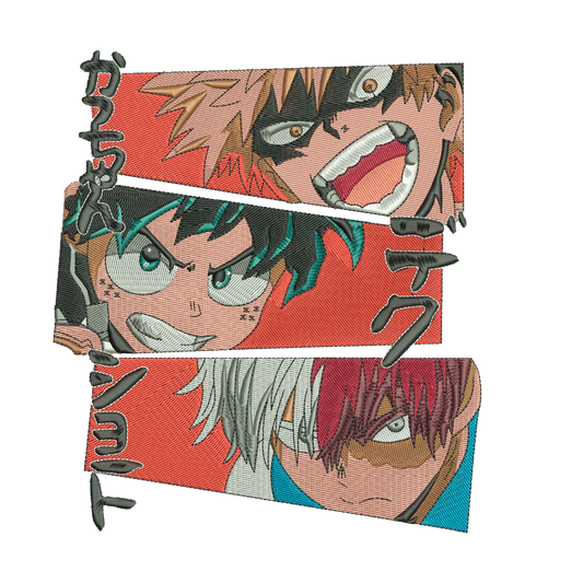 My Hero Academia Shoto-Izuku-Katchan Rectangles