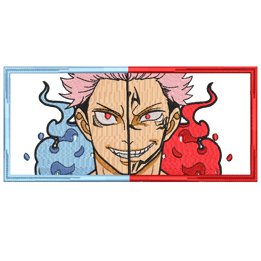 JUJUTSU KAISEN SUKUNA RED AND BLUE