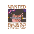 ONE PIECE WANTED ZORO V2