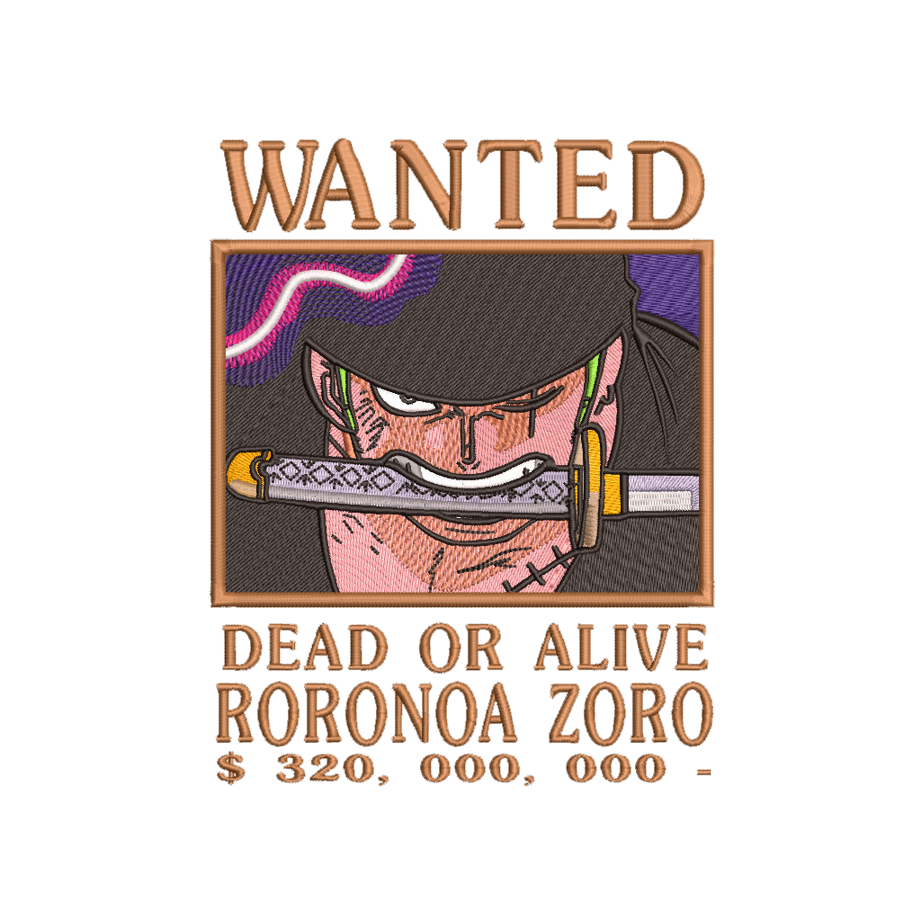 ONE PIECE WANTED ZORO V2