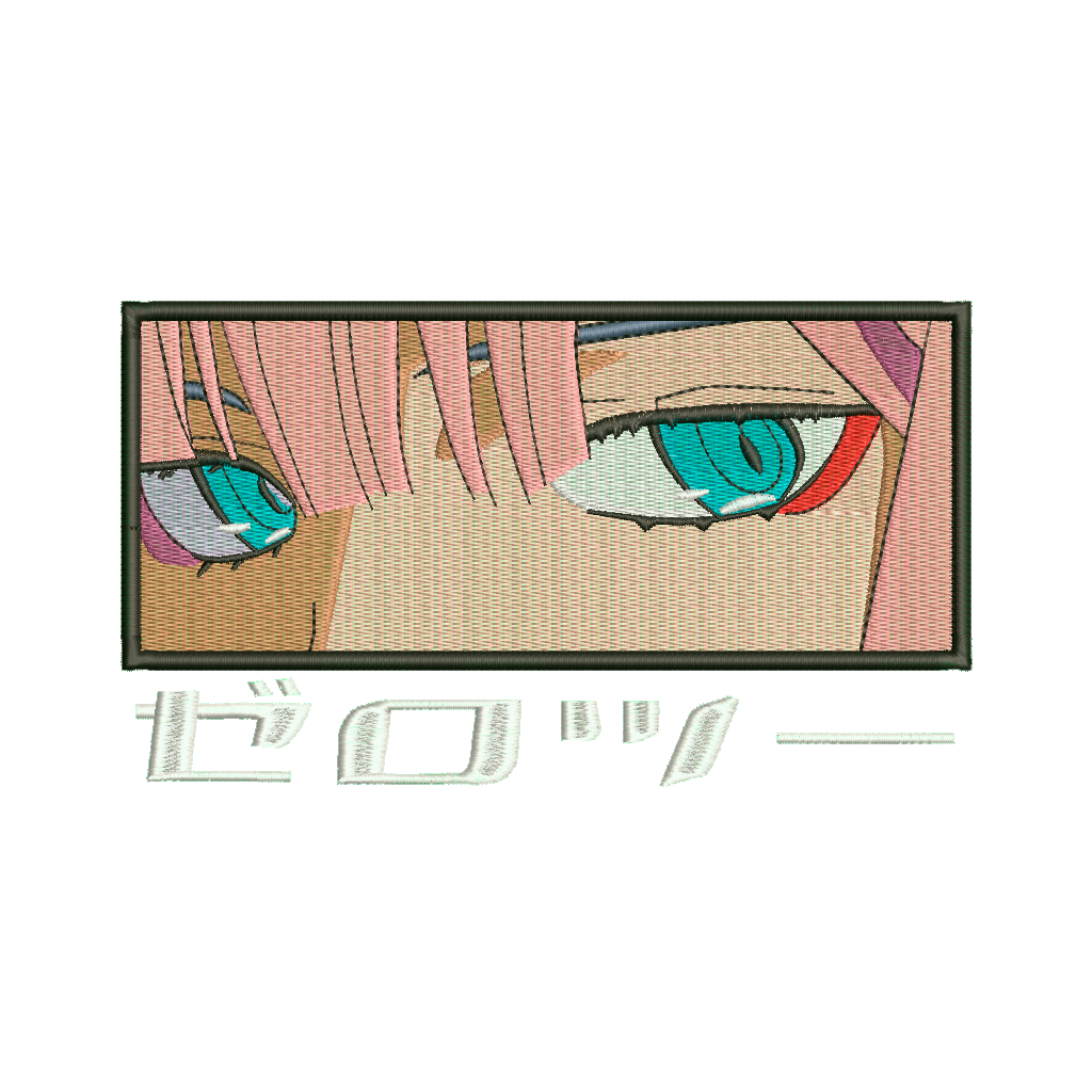 DARLING IN THE FRANXX ZERO TWO RECTANGLE V2 – Bordados Recio
