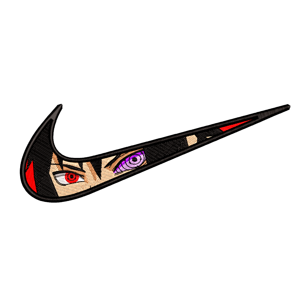 DISEÑO BORDADO SASUKE SWOOSH