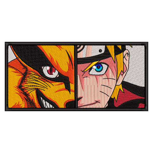 DISEÑO BORDADO NARUTO AND FOX BOX