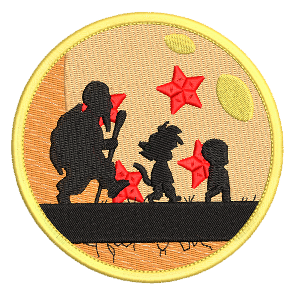 DISEÑO BORDADO DRAGON BALL CIRCULO