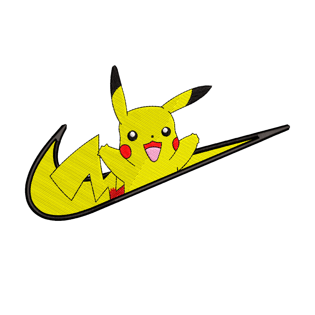 DISEÑO BORDADO PIKACHU SWOOSH