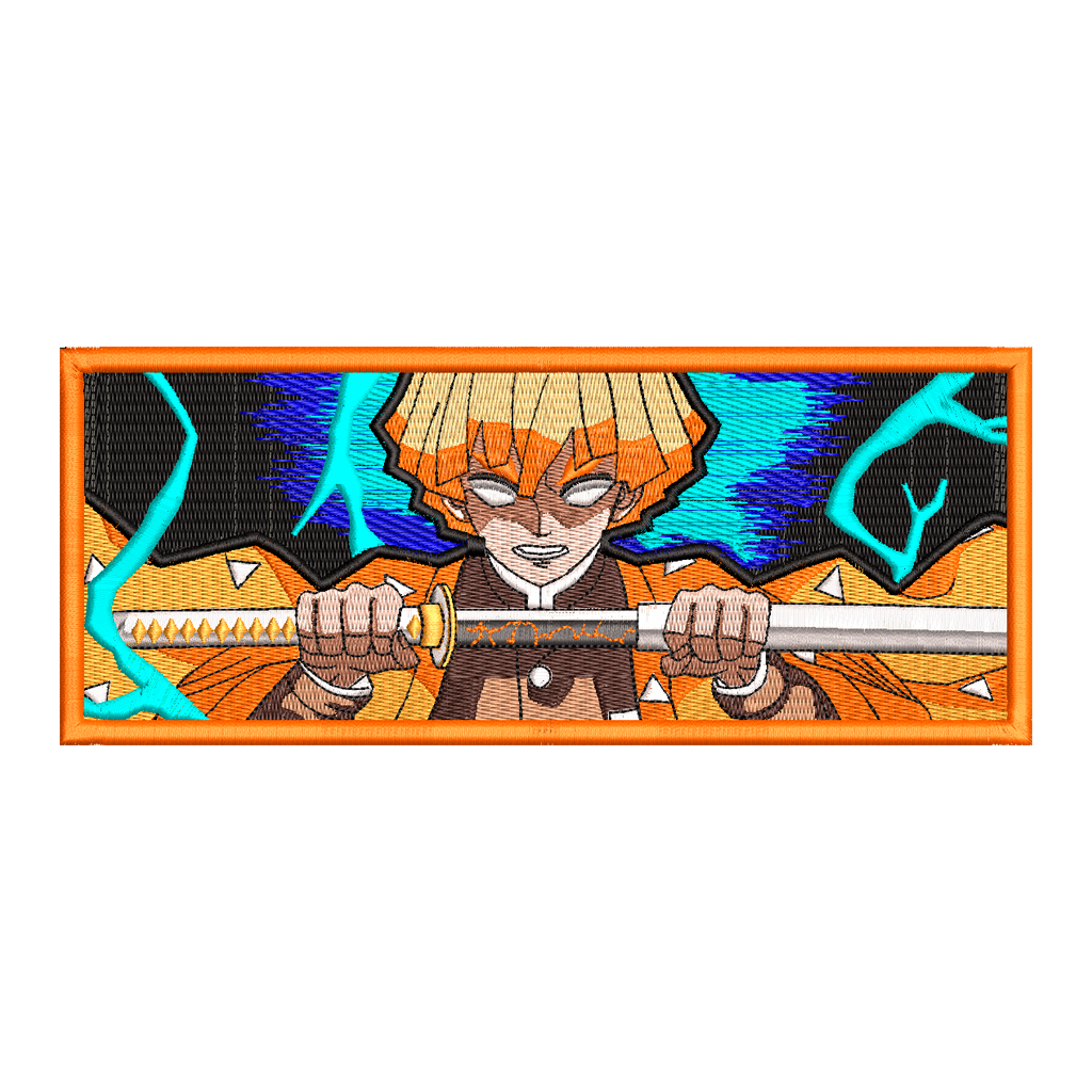 DISEÑO BORDADO ZENITSU RECTANGLE V2