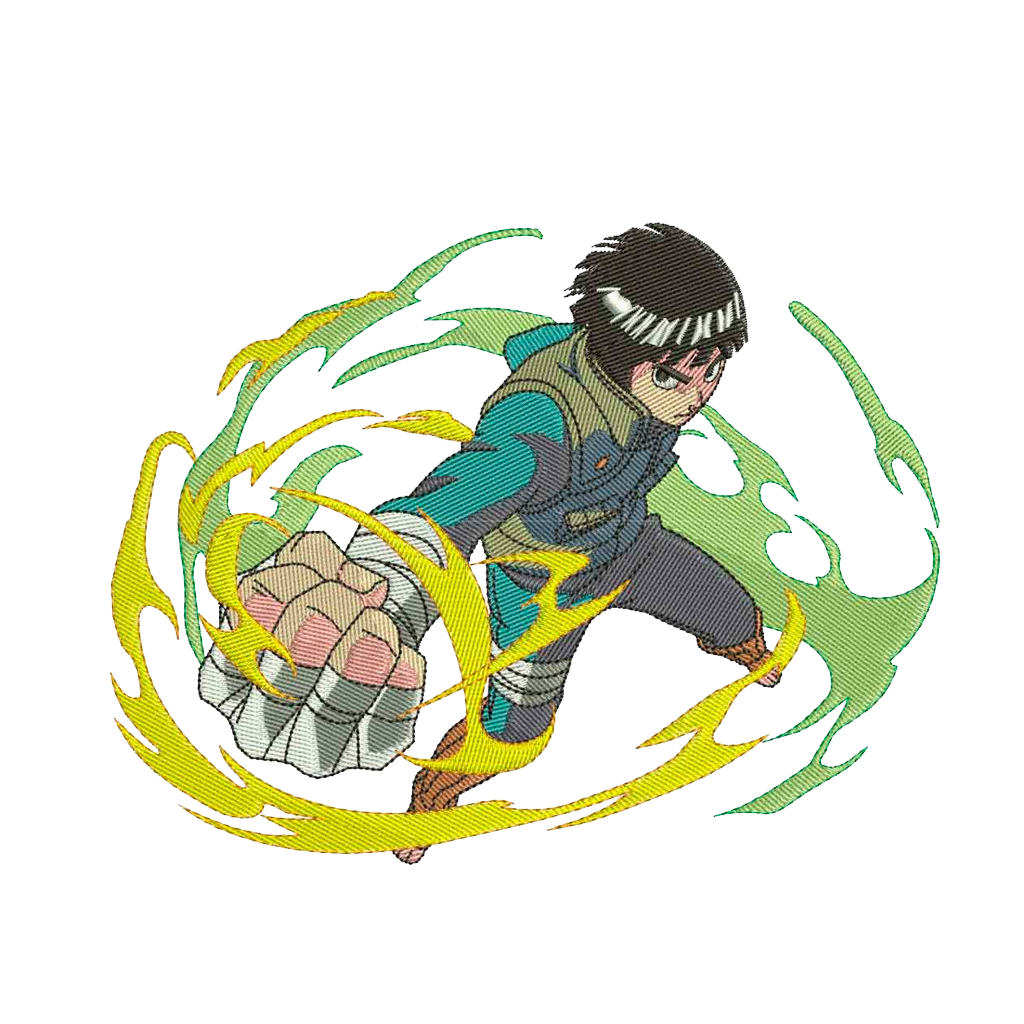 DISEÑO BORDADO ROCK LEE
