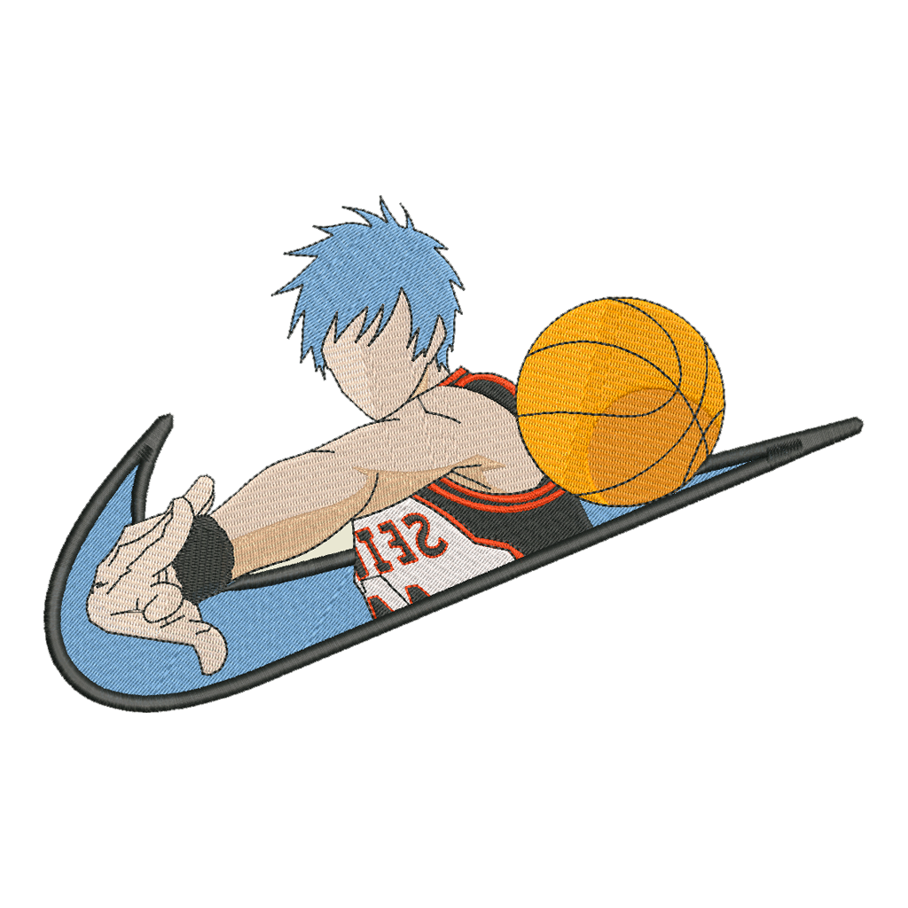 DISEÑO BORDADO KUROKO SWOOSH