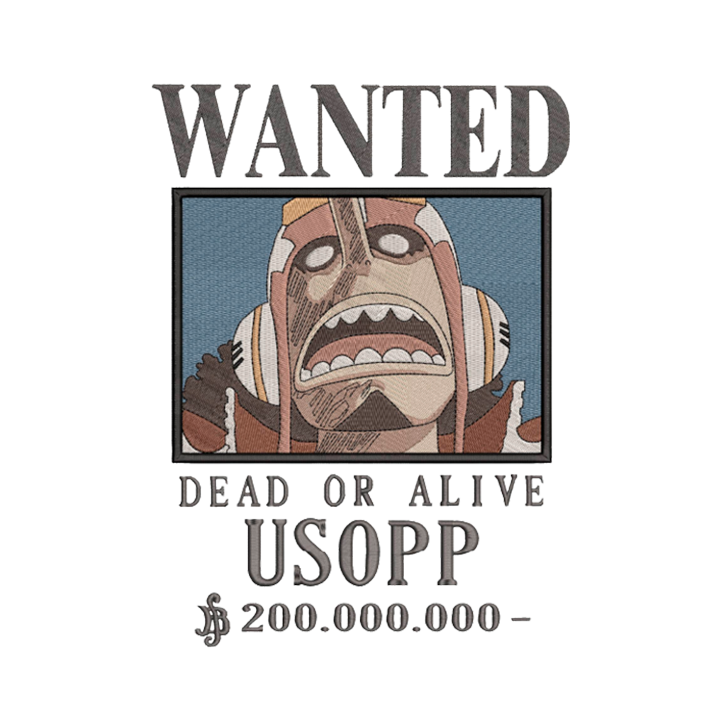 DISEÑO BORDADO BOUNTY USOPP