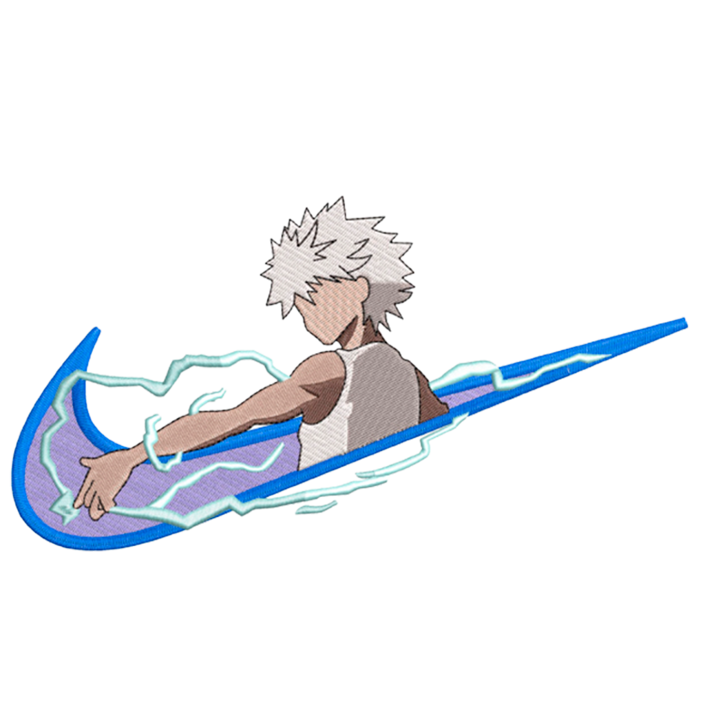 DISEÑO BORDADO KILLUA WAVE SWOOSH