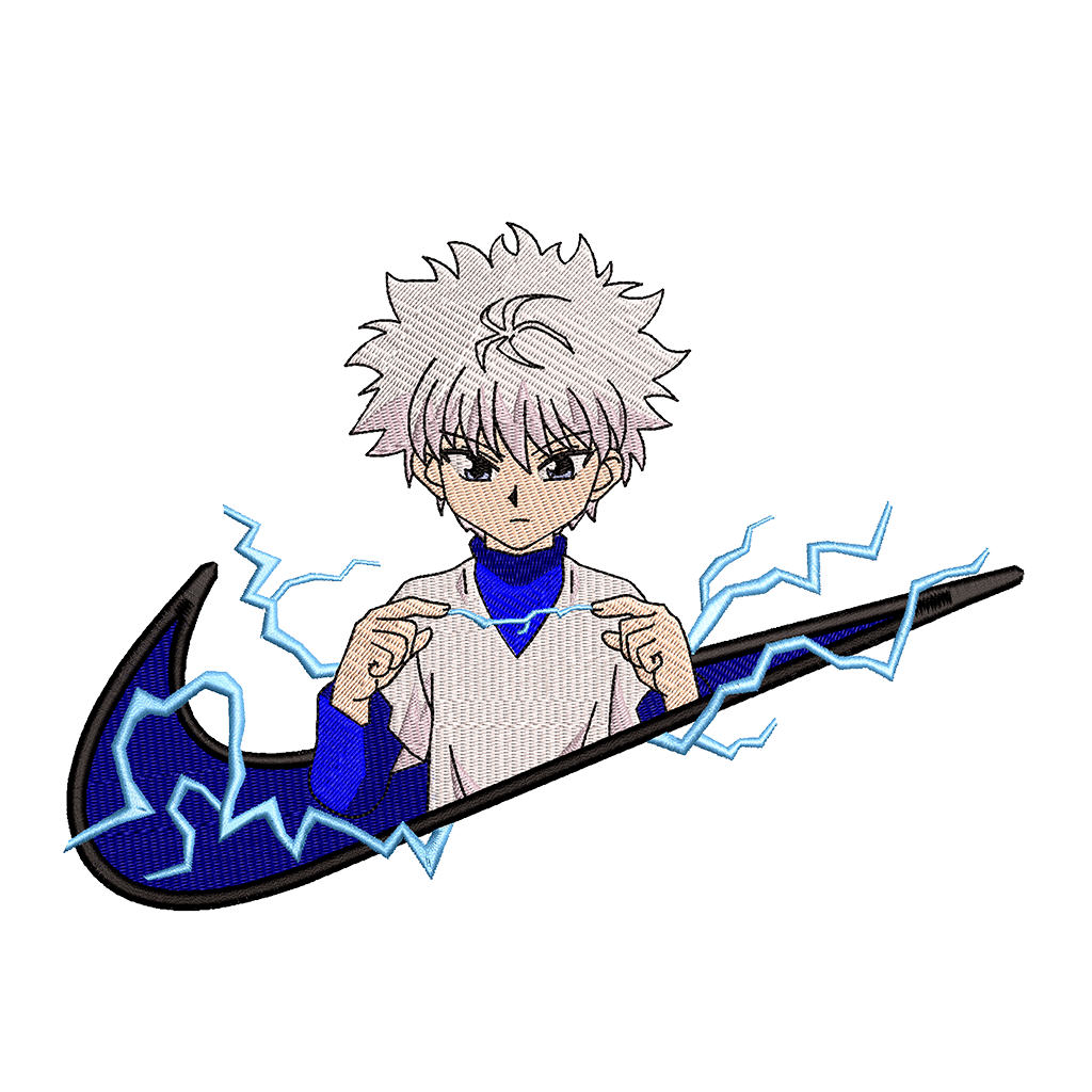 DISEÑO BORDADO KILLUA SWOOSH