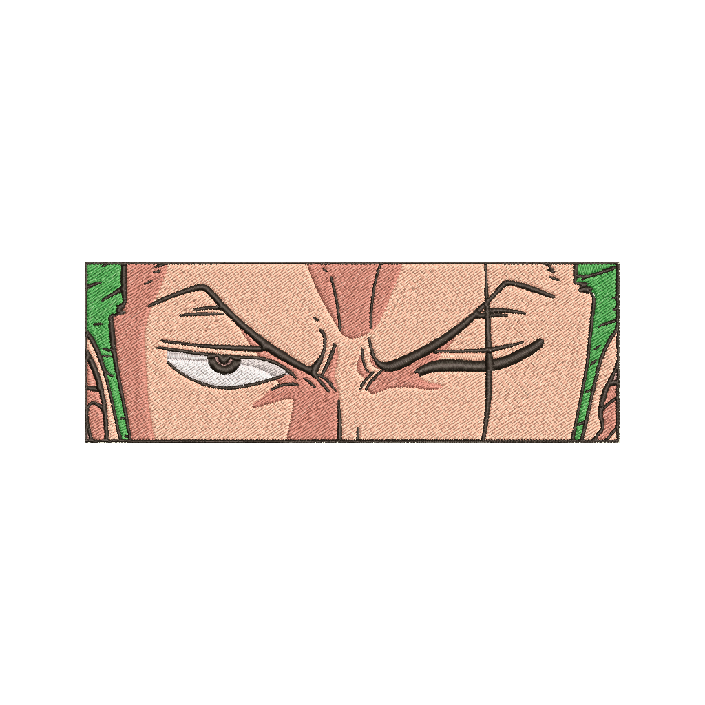 DISEÑO BORDADO ZORO EYES