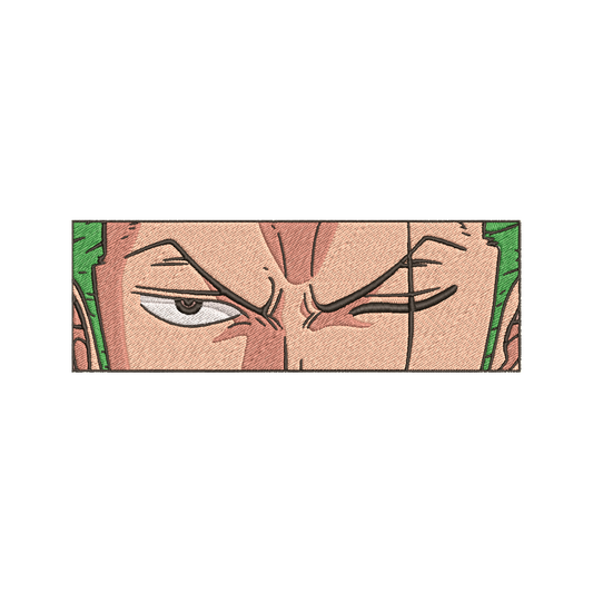 DISEÑO BORDADO ZORO EYES