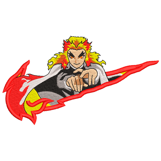 DISEÑO BORDADO RENGOKU SWOOSH