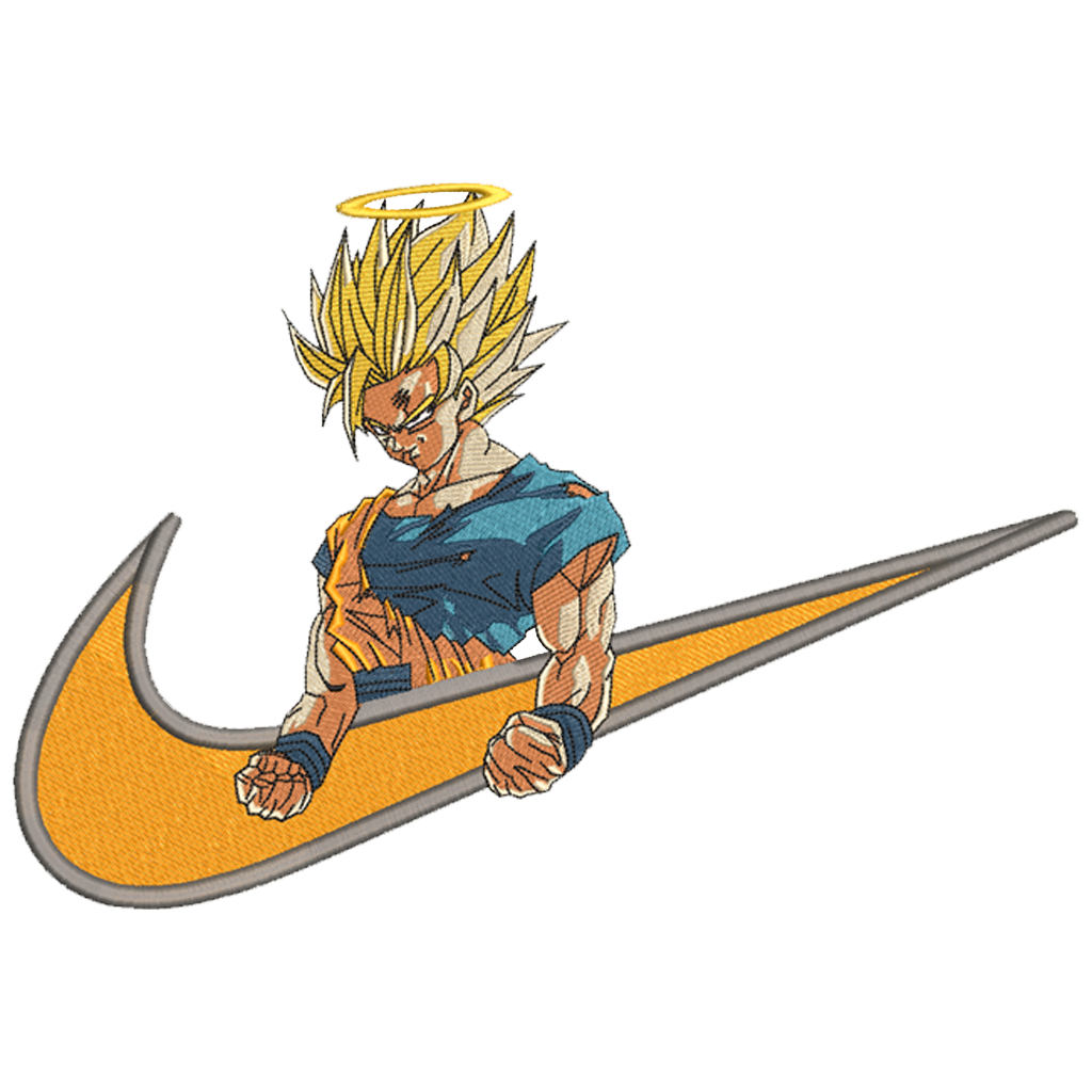 DISEÑO BORDADO GOKU V4 SWOOSH